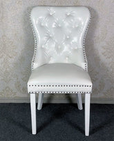 Scaun tapitat AUGUST , piele eco ALBA